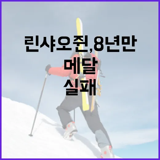 린샤오쥔, 8년 만에 메달 획득 실패 원인과 교훈 - 요약