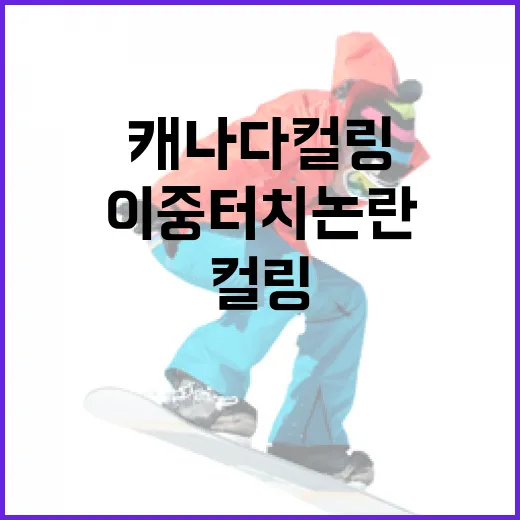 캐나다 컬링 이중터치 논란 해결 방법 - 요약