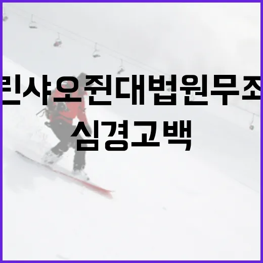 린샤오쥔 대법원 무죄 판결 후 심경 고백: 그가 전하는 메시지 - 요약