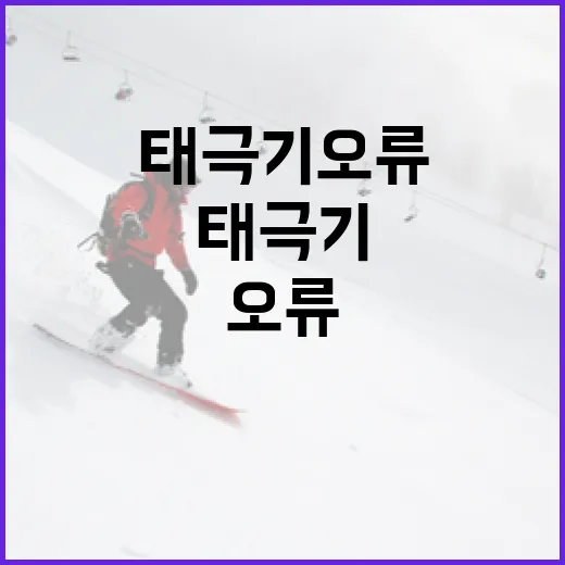 한국의 태극기 오류를 바로잡는 방법 - 요약