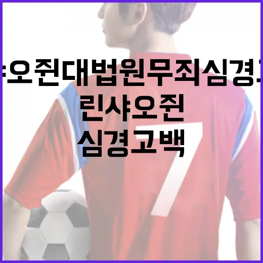 린샤오쥔 대법원 무죄 심경 고백을 이해하는 방법 - 요약