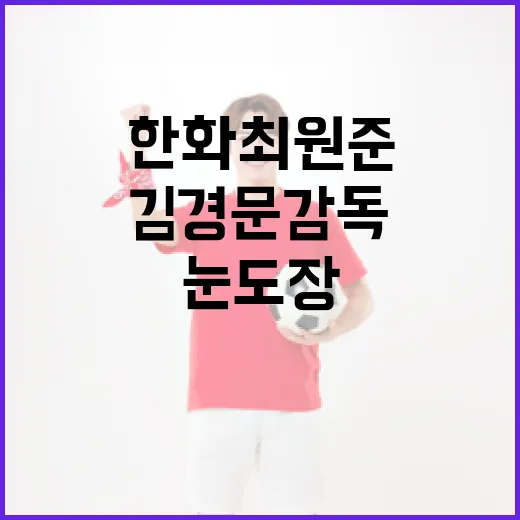 한화 최원준 선수에 대해 알아보고 김경문 감독의 눈도장 받는 방법 - 요약