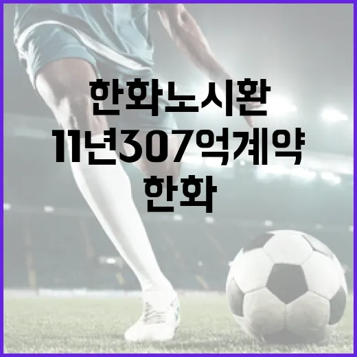 한화 노시환과 11년 307억 계약을 알아보는 방법 - 요약