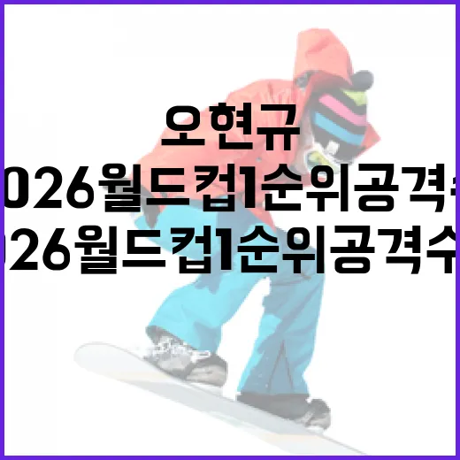 오현규가 2026 월드컵 1순위 공격수가 되는 방법 - 요약