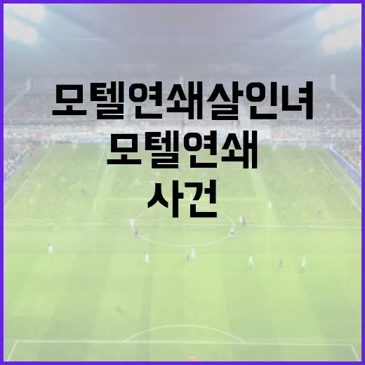 모텔 연쇄살인녀 사건을 이해하는 방법 - 요약