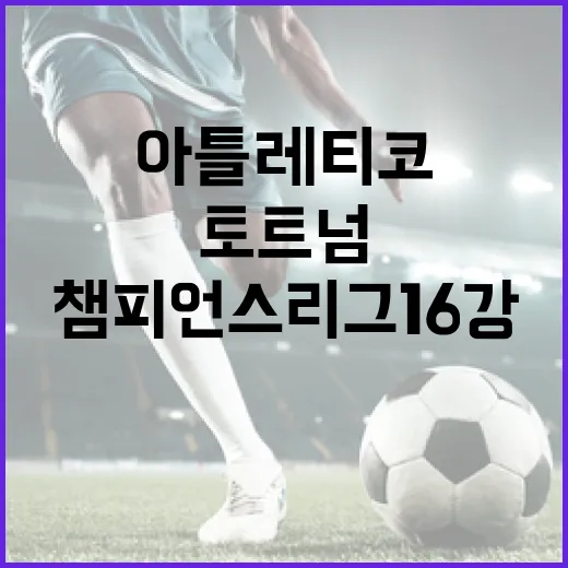 토트넘이 챔피언스리그 16강에서 아틀레티코를 상대하는 방법 - 요약