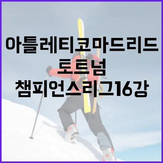 토트넘이 챔피언스리그 16강에서 아틀레티코 마드리드를 상대하는 방법 - 요약