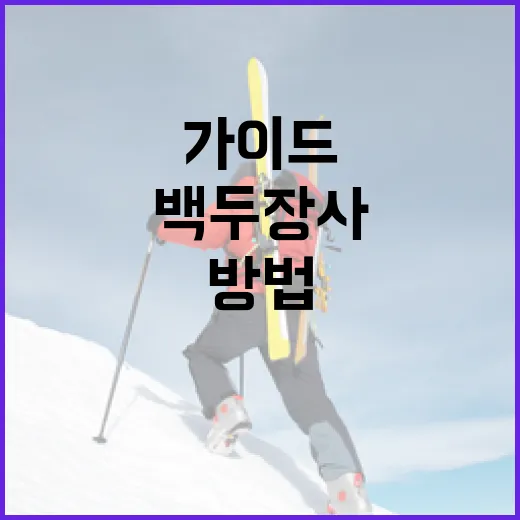 백두장사를 준비하는 방법: 초보자를 위한 가이드 - 요약