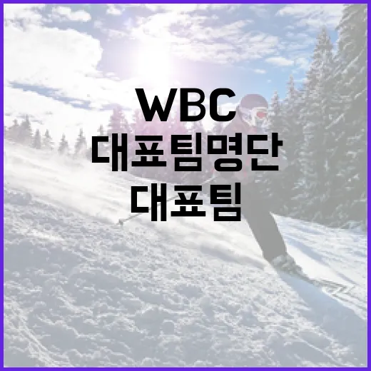 WBC 일본 대표팀 명단을 알아보는 방법 - 요약