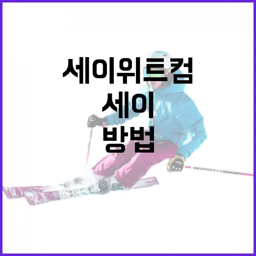 세이 위트컴에 대해 알아보는 방법 - 요약