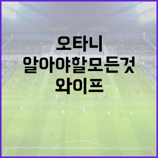 오타니 와이프에 대해 알아야 할 모든 것 - 요약