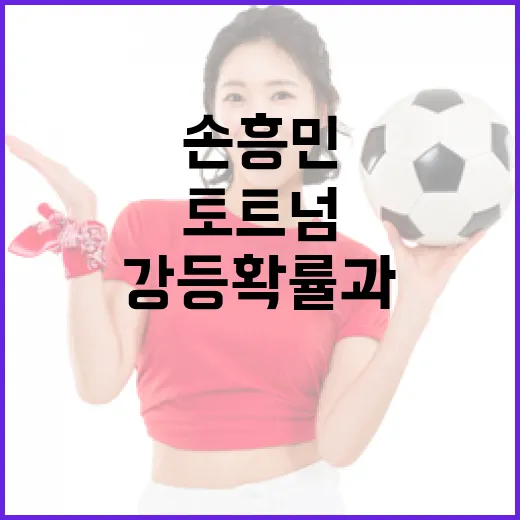토트넘 강등 확률과 손흥민 연봉을 알아보는 방법 - 요약