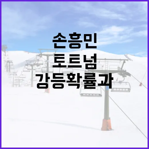 토트넘 강등 확률과 손흥민 연봉을 알아보는 방법 - 요약