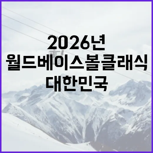 2026년 월드 베이스볼 클래식: 대한민국 vs 호주 경기 준비하는 방법 - 요약