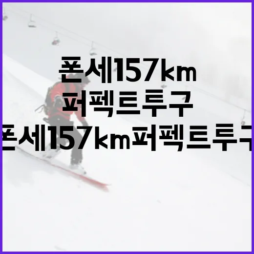 폰세 157km 퍼펙트 투구를 완벽하게 이해하는 방법 - 요약