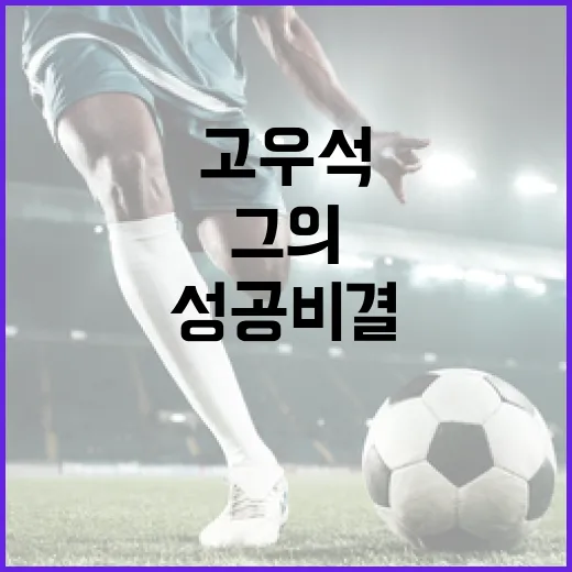 고우석의 성공 비결: 그의 경력을 통해 배우는 방법 - 요약