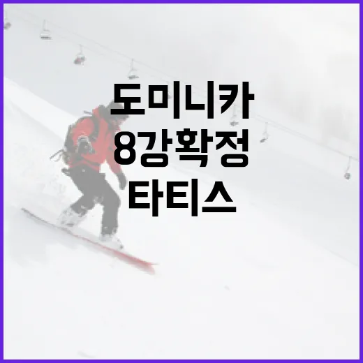 도미니카 8강 확정을 위한 타티스의 만루홈런 비결 - 요약