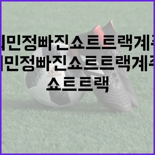 최민정 빠진 쇼트트랙 계주, 팀을 지키는 방법 - 요약