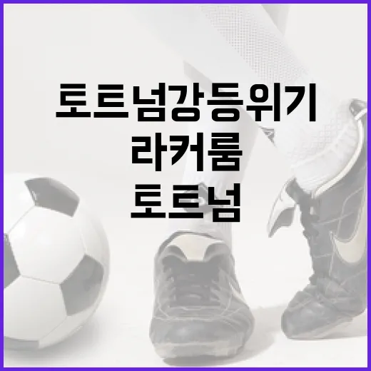 토트넘 강등 위기: 라커룸 분위기를 이해하는 방법 - 요약