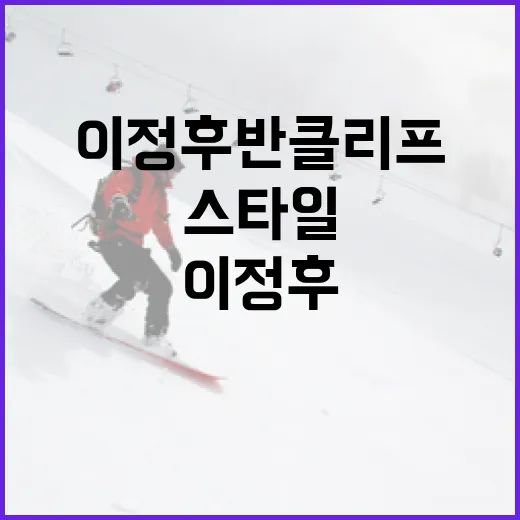 이정후 반클리프 스타일을 완벽하게 연출하는 방법 - 요약