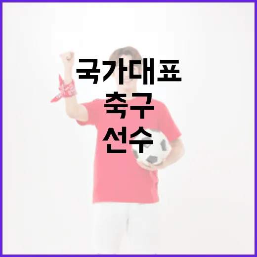 축구 국가대표 선수가 되는 방법 - 요약