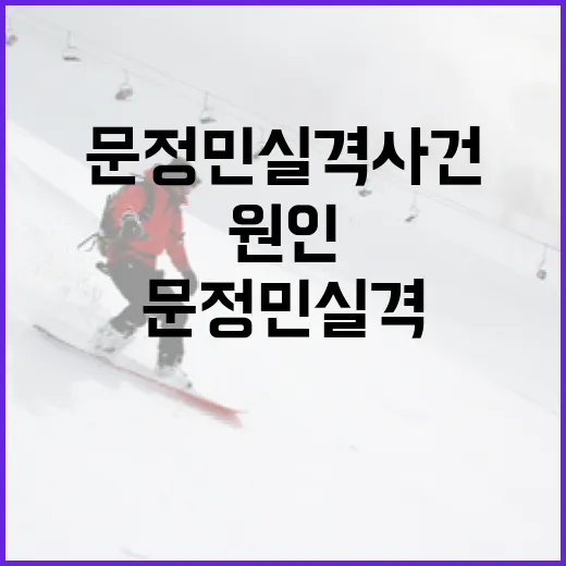 문정민 실격 사건 이해하기: 주요 원인과 영향 - 요약