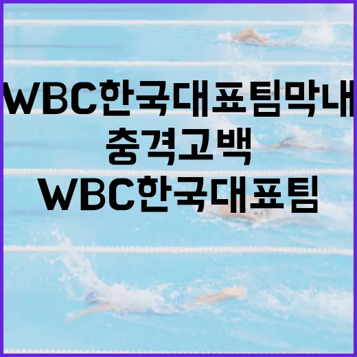 WBC 한국 대표팀 막내의 충격 고백에 대해 알아보는 방법 - 요약