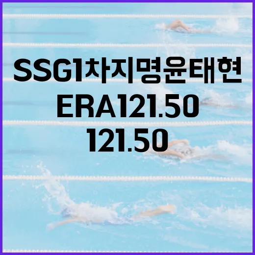 SSG 1차지명 윤태현의 ERA 121.50을 이해하는 방법 - 요약