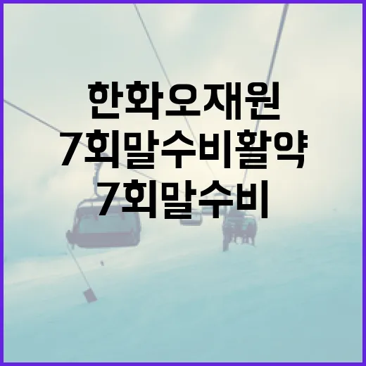 한화 오재원의 7회말 수비 활약 분석하는 방법 - 요약