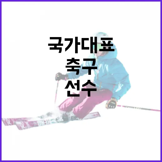 축구 국가대표 선수가 되는 방법 - 요약