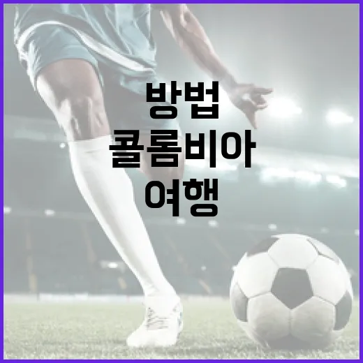 콜롬비아와 프랑스를 여행하는 방법 - 요약