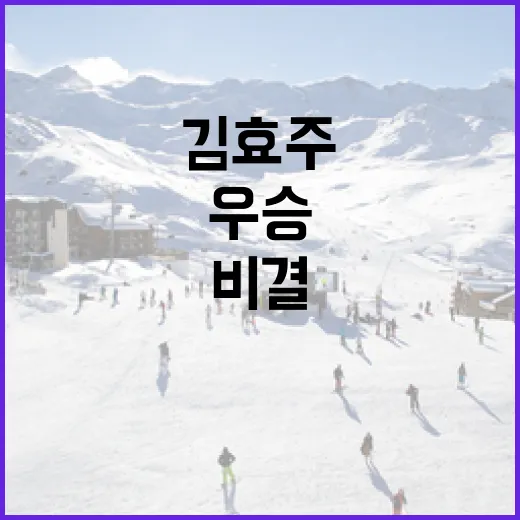 김효주 우승을 위한 전략: 그녀의 성공 비결을 배우는 방법 - 요약