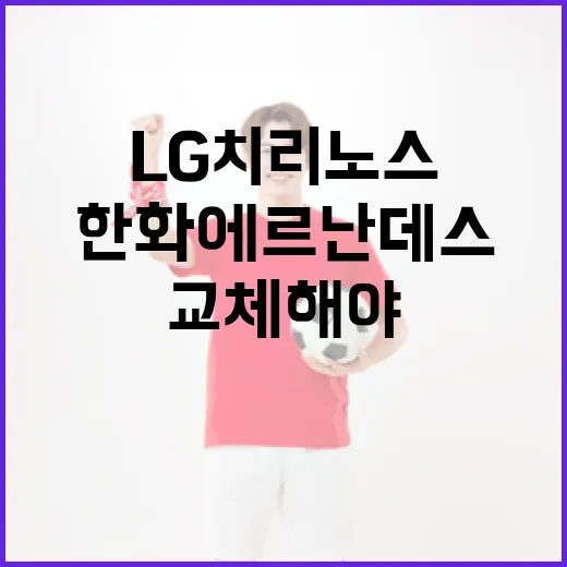 LG 치리노스, 한화 에르난데스로 교체해야 하는 이유 - 요약