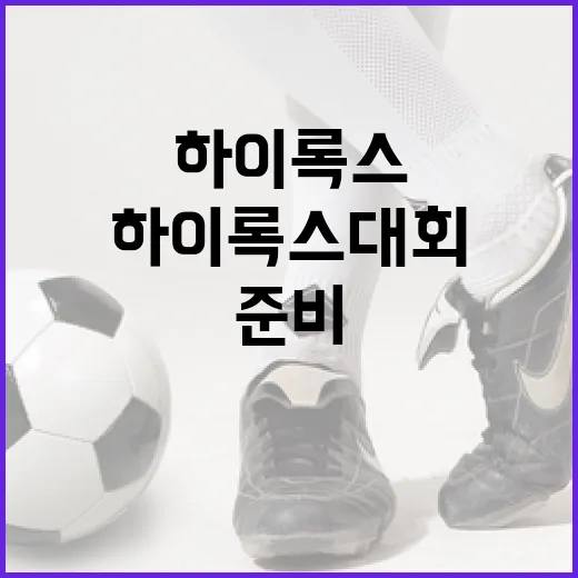 하이록스 대회를 준비하는 방법 - 요약