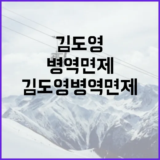 김도영 병역면제를 위한 절차와 방법 - 요약