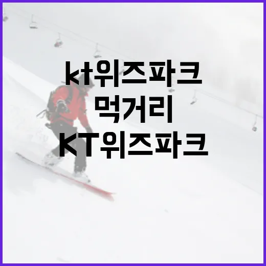 KT위즈파크에서 맛있는 먹거리를 즐기는 방법 - 요약
