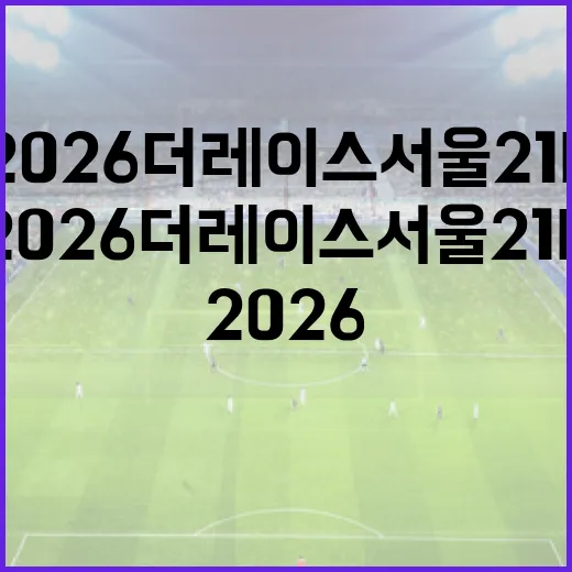 2026 더 레이스 서울 21K 준비하는 방법 - 요약