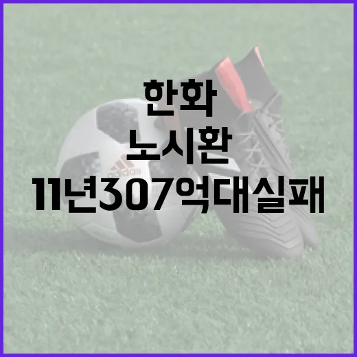 노시환, 한화의 11년 307억 대실패를 이해하는 방법 - 요약