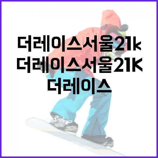 더레이스서울21k를 준비하는 방법 - 요약