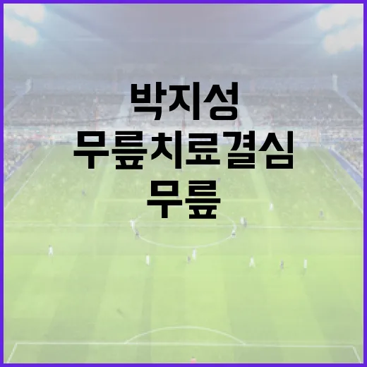 박지성의 무릎 치료 결심: 건강을 회복하는 방법 - 요약