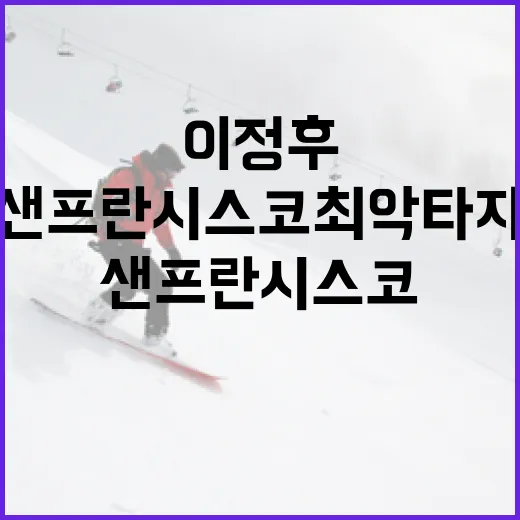 이정후가 샌프란시스코 최악 타자가 되지 않으려면 이렇게 해야 합니다 - 요약