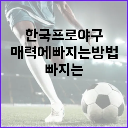 노시환을 통해 알아보는 한국 프로야구의 매력에 빠지는 방법 - 요약