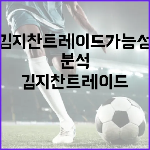 김지찬 트레이드 가능성을 분석하는 방법 - 요약