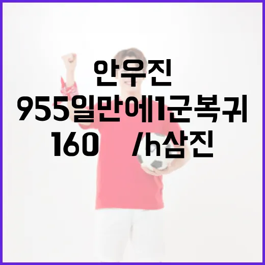 안우진, 955일 만에 1군 복귀: 160㎞/h 삼진 비결 - 요약