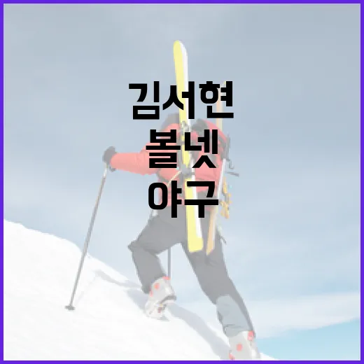 야구 경기에서 볼넷을 줄이는 방법: 김서현 선수의 사례를 중심으로 - 요약