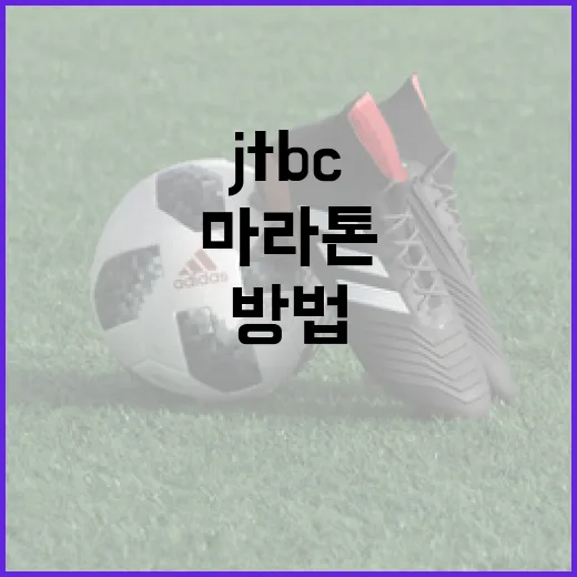 JTBC 마라톤을 성공적으로 준비하는 방법 - 요약