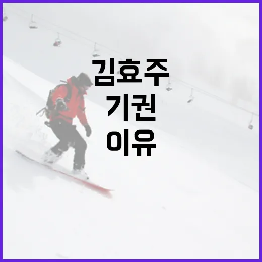 김효주 선수가 기권하게 된 이유와 대응 방법 - 요약