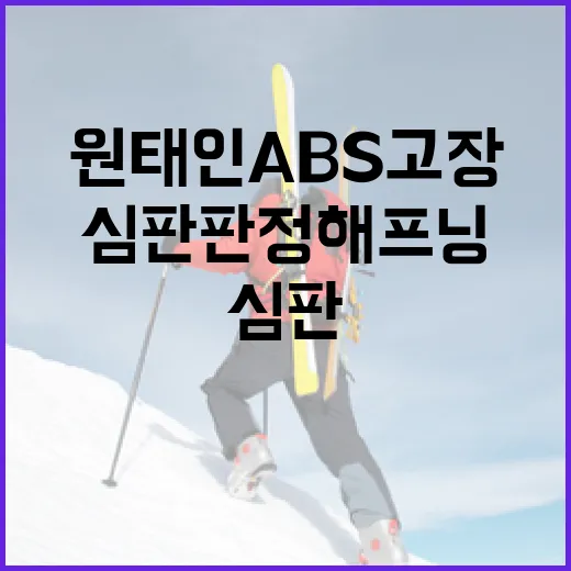 원태인 ABS 고장 시 심판 판정 해프닝을 이해하는 방법 - 요약