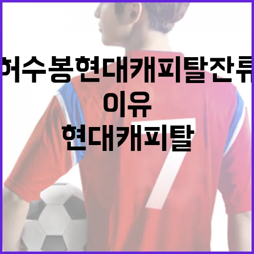 허수봉 현대캐피탈 잔류를 고려해야 하는 이유와 방법 - 요약