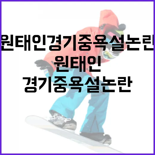 원태인 경기 중 욕설 논란을 이해하고 대처하는 방법 - 요약